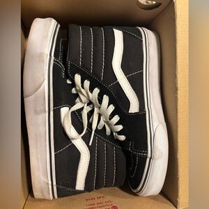 Vans Classic Black and White Sneakers
